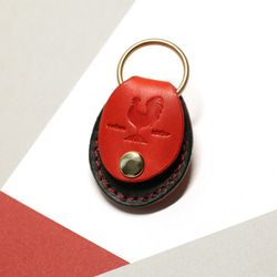 皮革鑰匙鏈“homura”｜帶500日元硬幣的方便口袋 第2張的照片
