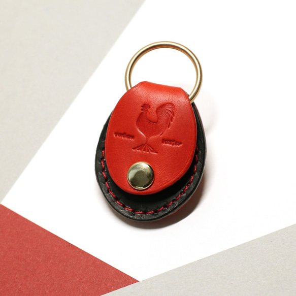 皮革鑰匙鏈“homura”｜帶500日元硬幣的方便口袋 第2張的照片