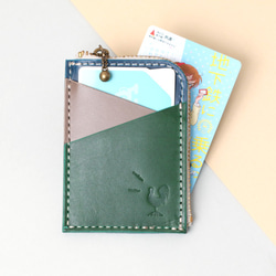 多口袋通行證袋“aoarashi”｜也可用作零錢袋◎ 第3張的照片