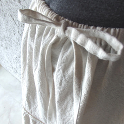 linen cotton long skirt 3枚目の画像