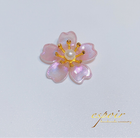 桜 春色 ピアス/イヤリング 4枚目の画像