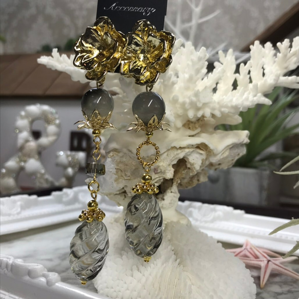 ハンドメイドピアス•*¨*•.¸¸♬ NO.23 ピアス（その他） MARON HARRY 