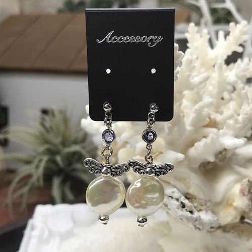 ハンドメイドピアス•*¨*•.¸¸♬ NO.54 ピアス（その他） MARON HARRY 