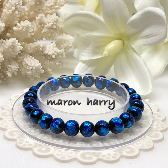 ホタル石ブレスレットNO.3 •*¨*•.¸¸♬ ブレスレット MARON HARRY 通販
