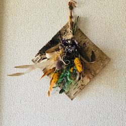 壁掛けドライフラワースワッグ 5枚目の画像