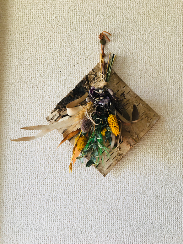 壁掛けドライフラワースワッグ 5枚目の画像