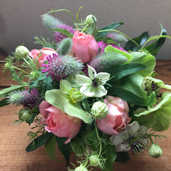 敬老の日早期注文割引送料無料　生花アレンジメント 4枚目の画像