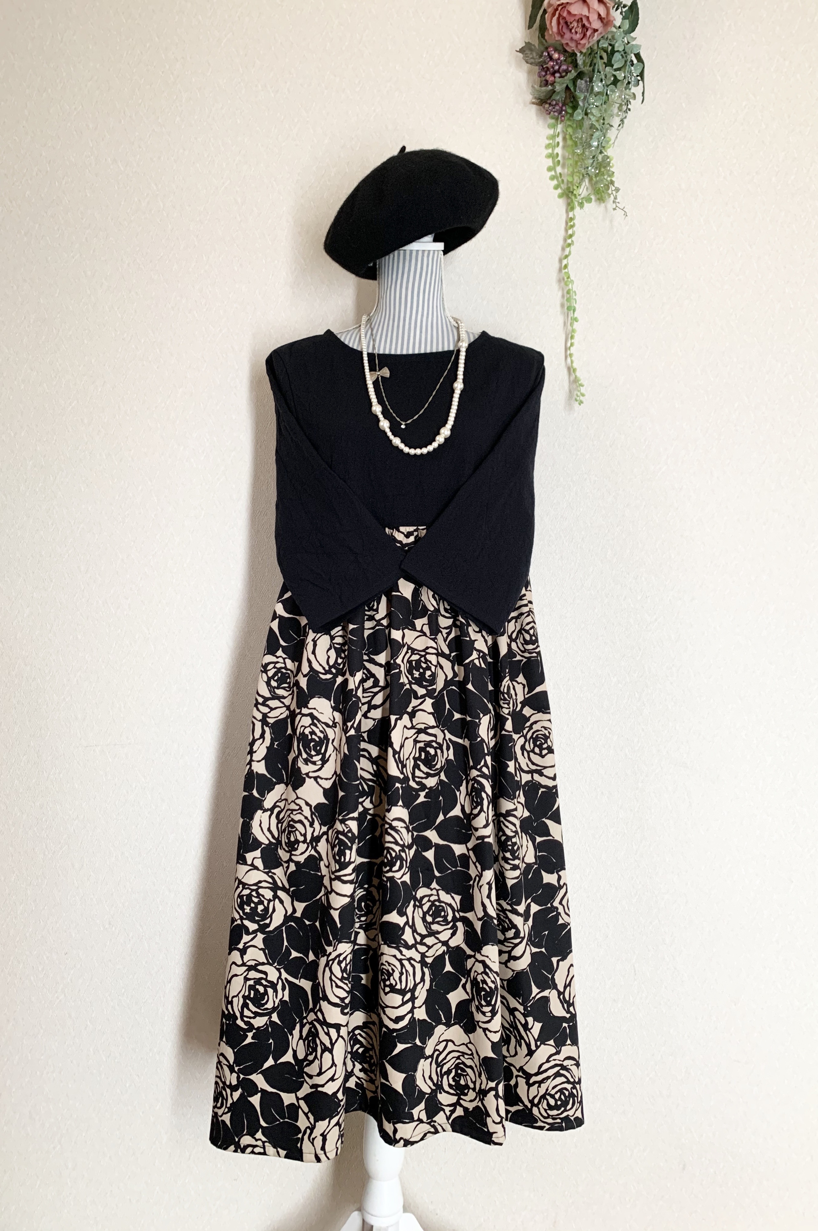 エレガントローズワンピース