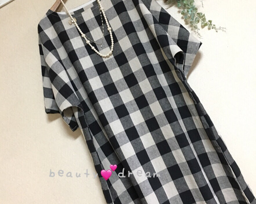 【Marble SUD】ブロックチェックワンピース　コットン　FREE 000000007452-01-xl.jpg?t=