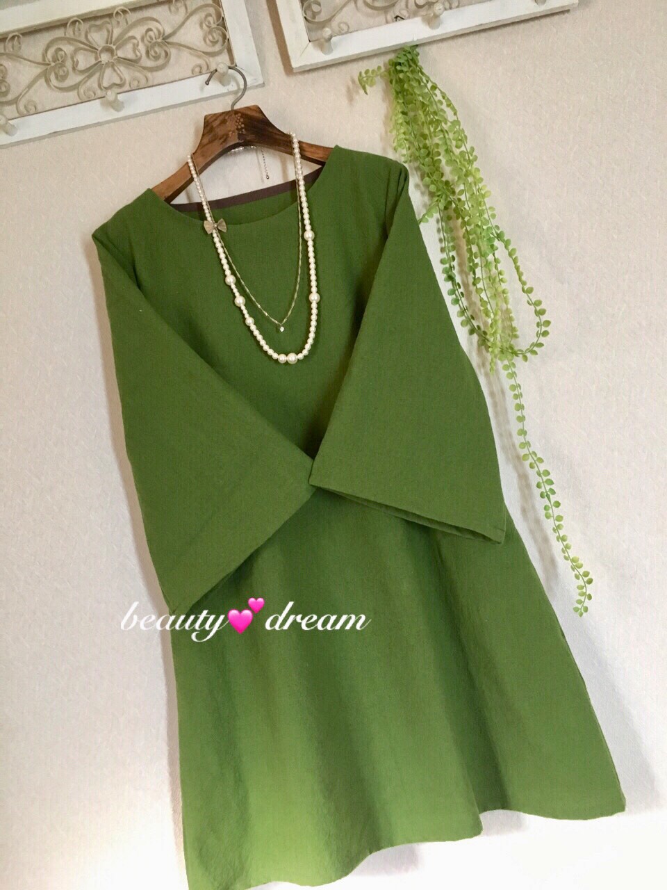 大人のオーガニックチュニック~ ベルスリーブ~