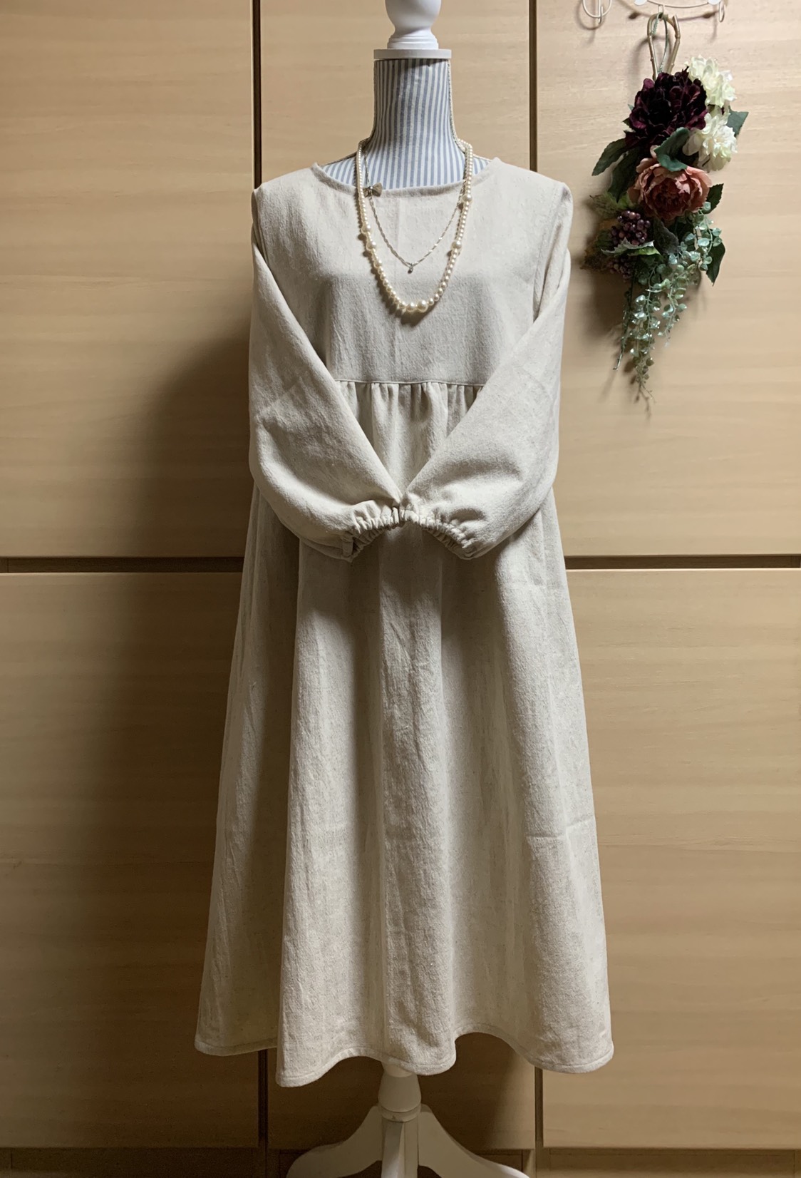 大人のオーガニックワンピース