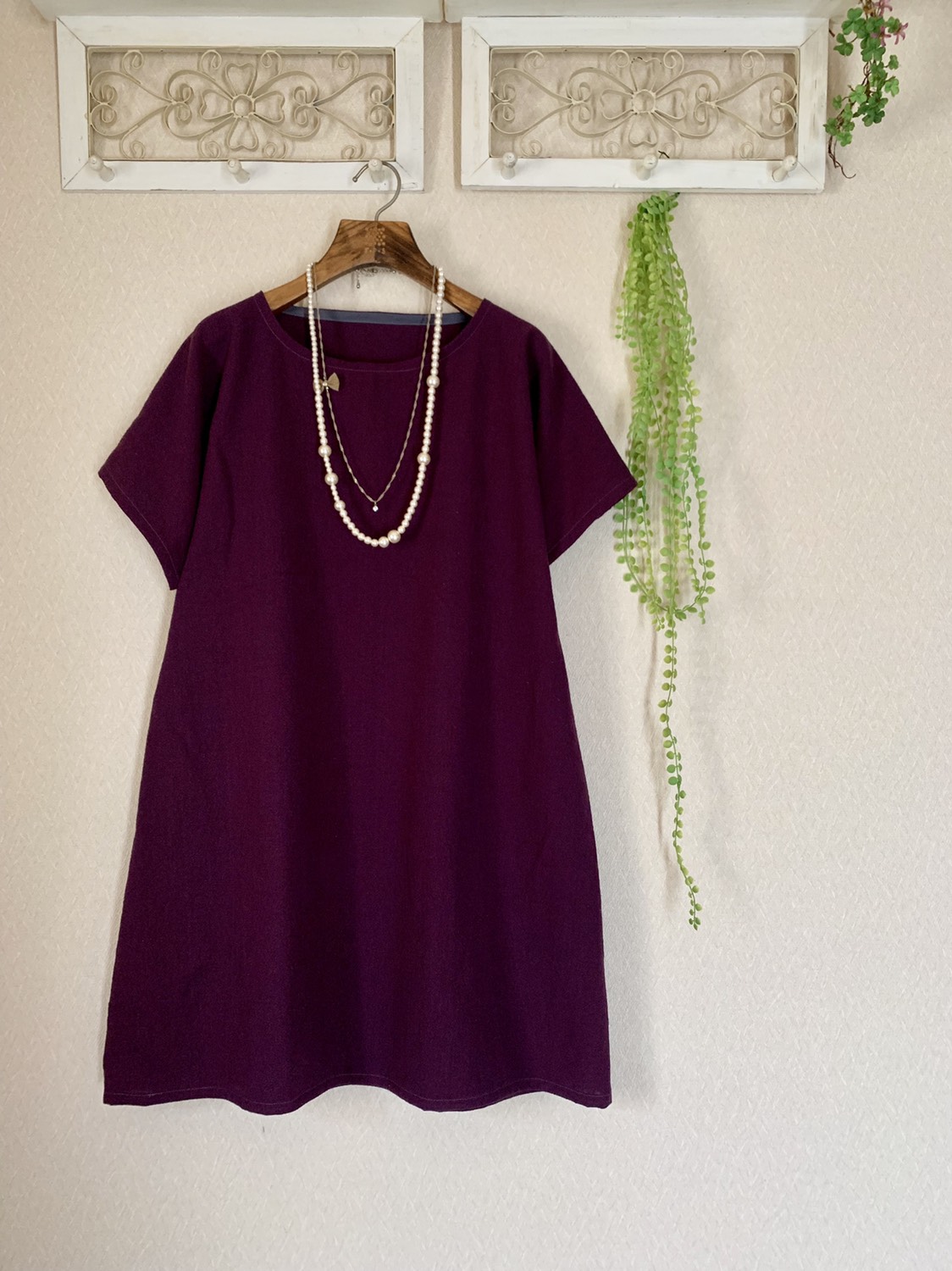 大人のオーガニックコットンリネンチュニック