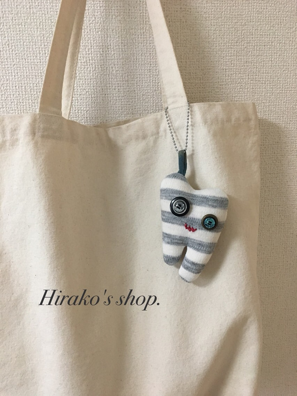 【sold】歯のマスコット しまちゃん❤︎ 1枚目の画像