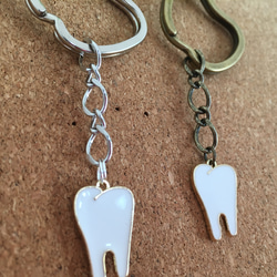 【Sold】歯のかたちのキーリング 6枚目の画像