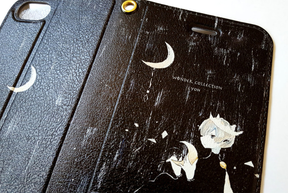 月黒王子　iPhoneケース手帳型 4枚目の画像