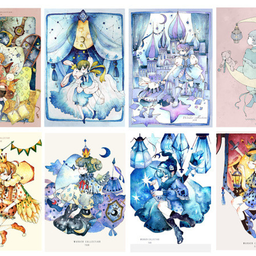 ポストカード＊wondercollectionシリーズ＊（part5） イラスト