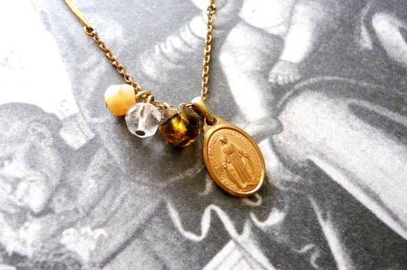 Vintage Maria medaille necklace 001 1枚目の画像