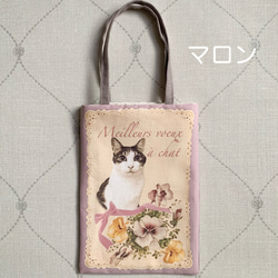 本を持ってお出かけミニBAG/猫に最高の願い 3枚目の画像