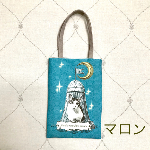 本を持ってお出かけミニBAG/猫 6枚目の画像