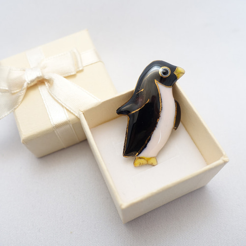 Deco bijou / ペンギン ピンブローチ ［Gold/Silver/Gunmetal］