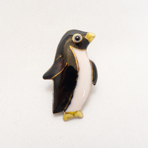 Deco bijou / ペンギン ピンブローチ ［Gold/Silver/Gunmetal］