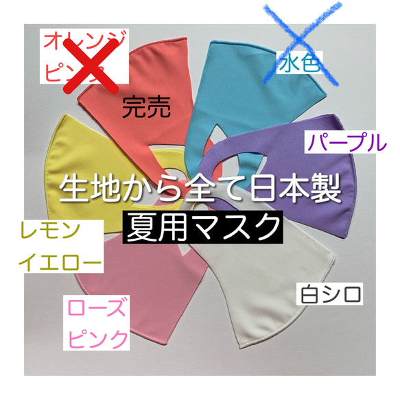 幼児サイズ　カラフル【極かるマスク】東レ日本製 洗える立体マスク１枚　極薄　高密度　ケース付き 2枚目の画像