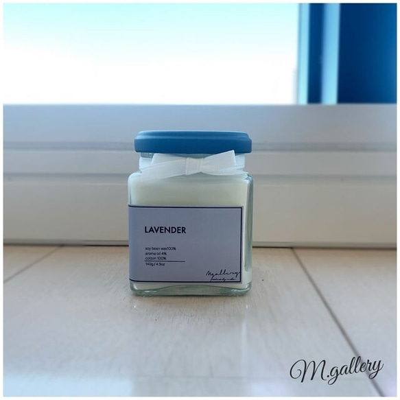 【ラベンダー】ソイアロマキャンドル SOY CANDLE　ウェディング　バースデー☆ 3枚目の画像