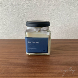 【おうちキャンプ2020】ソイアロマキャンドル SOY CANDLE　シルクオーキッドの香り　ウェディング　バースデー☆ 1枚目の画像