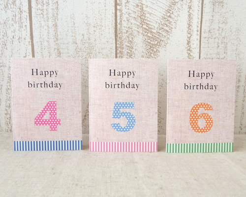 お誕生日カード カード 活版 誕生日 お祝い柄(88633006)｜ミドリオンラインストア