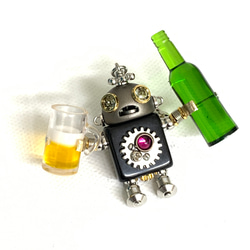 ROBOKOBOビールキューベーブローチ（両手持ちタイプ） 2枚目の画像