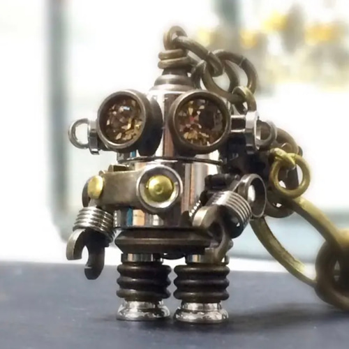 く）チャームver. デニムロボット スチームパンク その他アクセサリー 