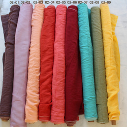 先染めlithuanian linen ドルマンスリーブワンピース /さくらピンク 4枚目の画像