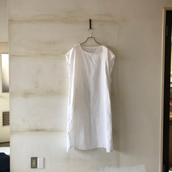 frenchlinen100% 定番ノースリーブワンピース 4枚目の画像