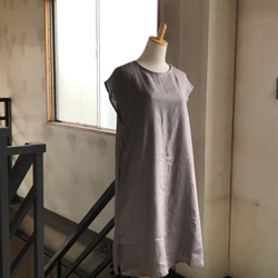 frenchlinen100% 定番ノースリーブワンピース 8枚目の画像