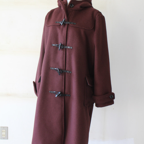 22年品♡新品タグ付き アナイ フード付きダッフルコート ボルドー 38