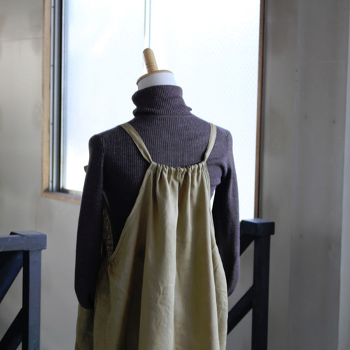 こよしさん様引き続き専用ページ】linen＊ギャザーたっぷりエプロン