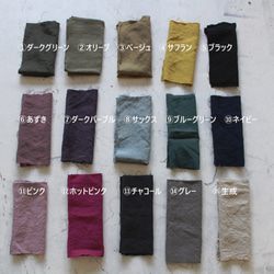 厚手透け感無いエプロンお探しの方にお勧め＊ベルギーリネン100%２５番手 3枚目の画像