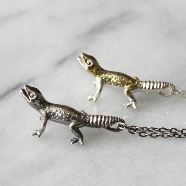 ヒョウモントカゲモドキのペンダント 13,651円