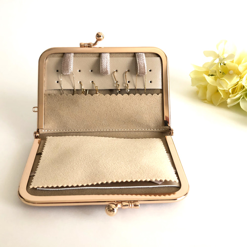 全6色】薄型アクセサリーケース 携帯用／ネックレス収納可◎お手入れ