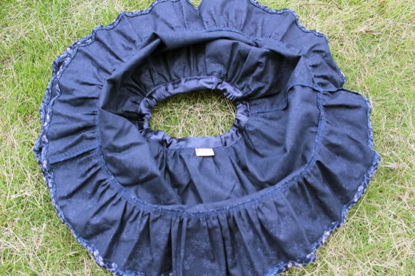 ◆120cm◆コール天スカート（ブルー） 4枚目の画像