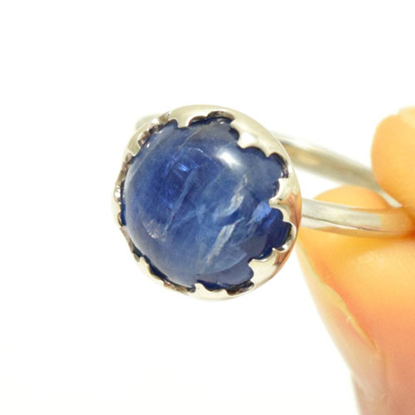 kyanite sepal  Ring　somon 3枚目の画像