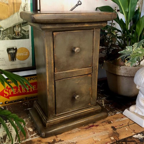 アンティークミリタリー2段BOX