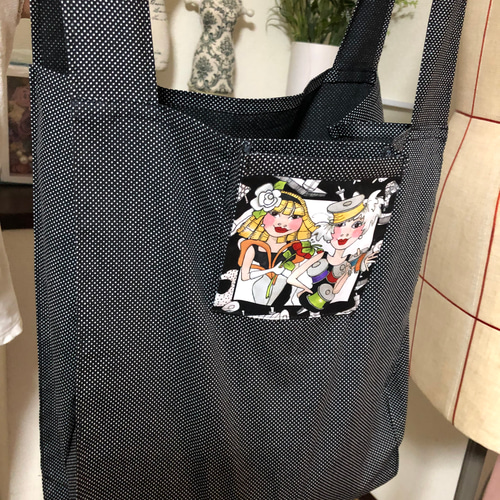 エコバック(ﾛﾗﾗｲﾊﾘｽパネル生地使用) エコバッグ・サブバッグ cocoyui  