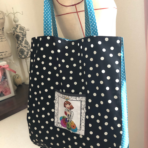 エコバック[ﾛﾗﾗｲﾊﾘｽパネル生地使用] エコバッグ・サブバッグ cocoyui  