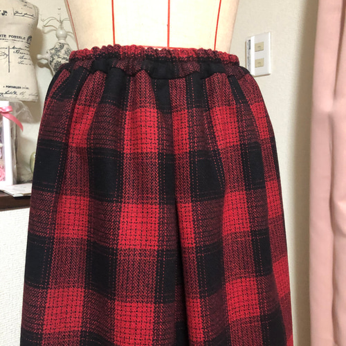 MM6 ロング・マキシ丈スカート 赤 2122625J0068 レッド（赤）系 MM6 Maison Margiela(エムエムシックス