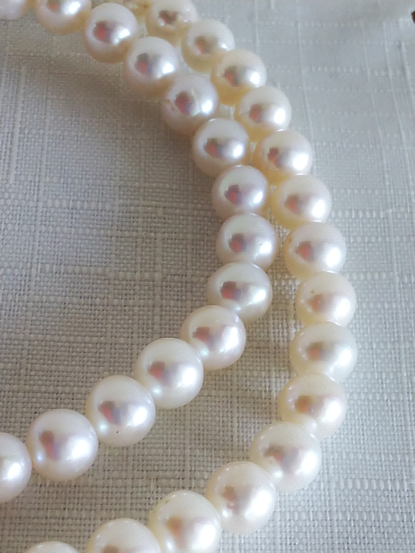“Made-to-order☆Freshwater pearl with nucles”耳環/夾式耳環◇Ceremony Pea 第4張的照片
