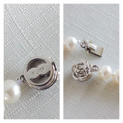 “Made-to-order☆Freshwater pearl with nucles”耳環/夾式耳環◇Ceremony Pea 第8張的照片