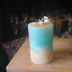 candle　円柱wide7ｃｍ　ｄ2195 5枚目の画像