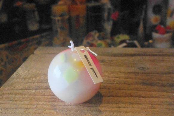 candle　ミニ球体6ｃｍ　ｄ２２０8 6枚目の画像