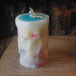 candle　円柱wide8ｃｍ　d2266 6枚目の画像